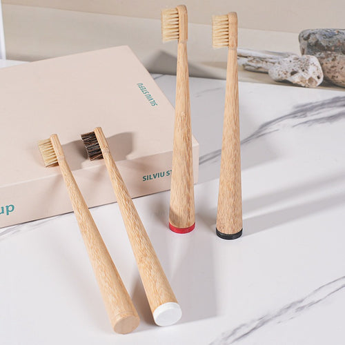 Degradable Bamboo Toothbrush with Boar & Horse Hair